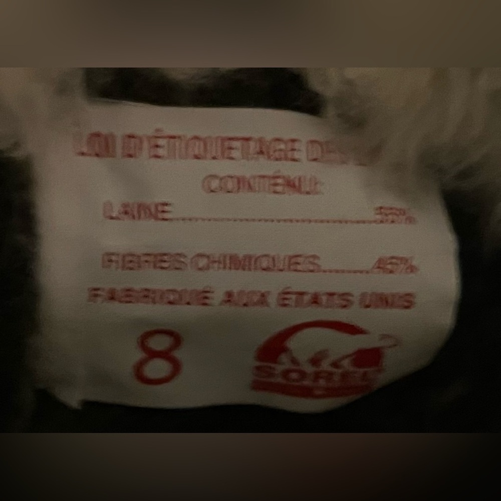 Vintage Sorel Kaufman tracker Mens snow boots Sz 8 - Picture 9 of 9